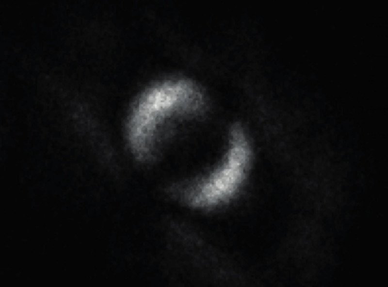 Image showing the first ever image of quantum entanglement